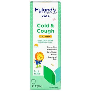 lot 180125 image: Hyland s Naturals Kids Cold & Cough Relief Liquid Natural Relief of Common Cold Symptoms 4 Ounces