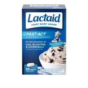 lot 180137 image: Lactaid Fast Act Caplet - 96ct