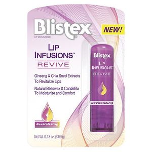 lot 180143 image: Blistex Lip Infusions Revive Lip Balm with Ginseng & Chia Seed Extracts
