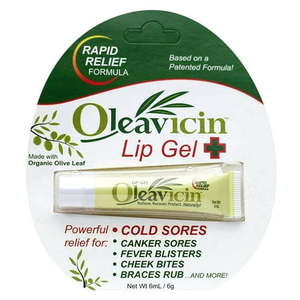 lot 180144 image: Oleavicin Lip Cold Sore and Fever Blister Treatment Gel 6 g