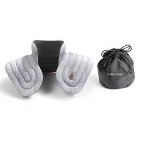 lot 180232 image: Sharper Image - Heated Neck and Shoulder Aromatherapy Wrap, Lavender Scented HotCold - Gray