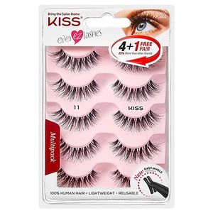 lot 180242 image: KISS USA So Wispy Lash Multipack Black 11 5 Pair