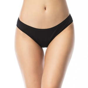lot 180243 image: Shero LeakProof Period Underwear Natural Odor Control & Moisture Wicking Bikini Underwear for Women LG Black