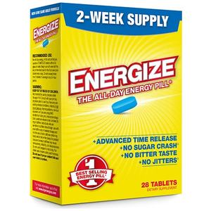 lot 180259 image: iSatori Energize Caffeine Pills - Fast Acting Energy Pill - 28 Tablets