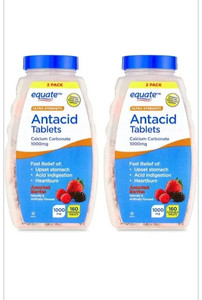 lot 180273 image: Equate Ultra Strength Antacid 1000mg 320 Chewable Tablets (Berry)