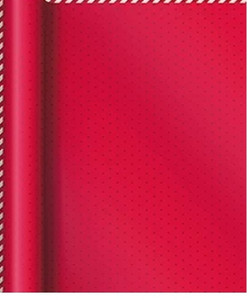 lot 144007 image: Hallmark Holiday Wrapping Paper with Optional DIY Bow Templates on Reverse 40 sq. ft. Polka Dots for Christmas,