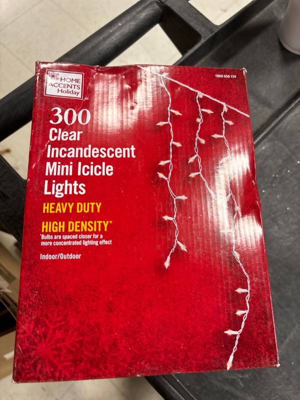 Home accents holiday 300 mini icicle lights hotsell
