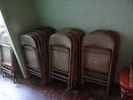 (56) Metal Framed Folding Chairs