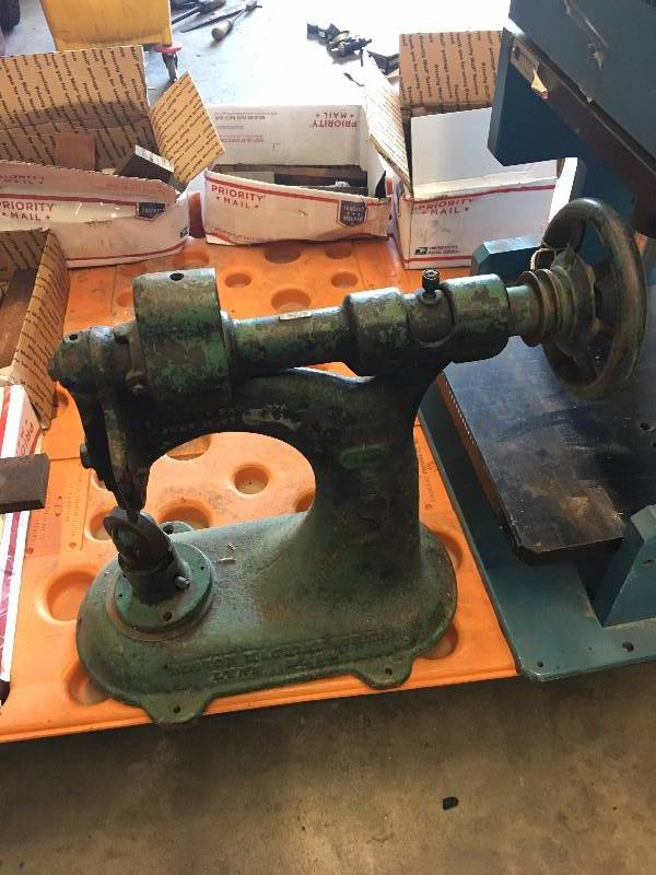 BOSTON MACHINE WORKS BOOT SOLE MACHINE WAS RECENTLY USED FOR SMALL