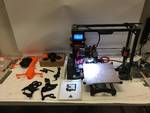LULZBOT TAZ 3 3D PRINTER AND MANY EXTRAS