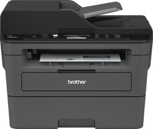 lot 31054 image: Brother - DCP-L2550DW Wireless Black-and-White All-In-One Refresh Subscription Eligible Laser Printer - Black