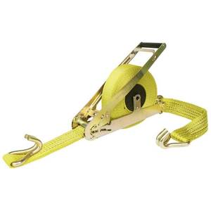 lot 31060 image: Retractable Ratchet Tie-Down Strap 10000 Lbs.