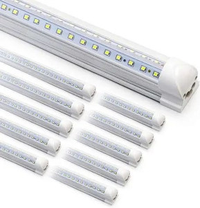 lot 31062 image: 10-Pack 8ft LED Shop Light Fixture