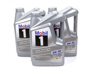 lot 31069 image: Mobil 1 Advanced Full Synthetic Motor Oil 5W-30 5 qt (3 Pack)