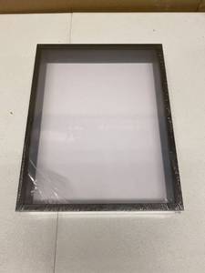 lot 31089 image: 12x16x2 Black Wooden Shadow Box Frame