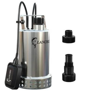 lot 31113 image: Lanchez Stainless Steel Sump Pump - QSB-2JH-550K