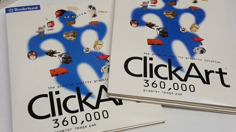 lot 6745 image: 360,000 click art images for use in Print Shop and most likely other creatives