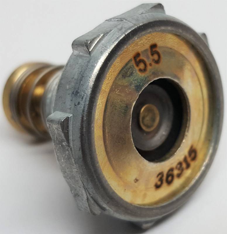 lot 6941-2 image: New Holley carburetor Single-Stage Power Valve #55 Standard Flow 5.5 in. Hg for precision carb tuning