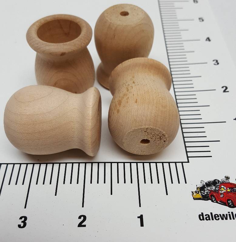 lot 7419 image: Package of 4 Woodworks Ltd. product # CC1010 1-58 Bean Pot Cups for the wood furniture makers
