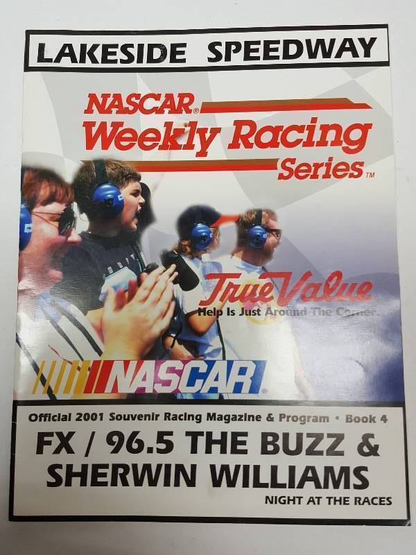 lot 8607 image: Great to look thru is this Lakeside Speedway blast from the past program from Kansas City Kansas