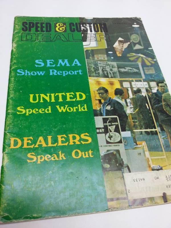 lot 9329 image: February 1969 Speed & Custom Dealer magazine subscribed by and sent monthly to manufacturers and dealers