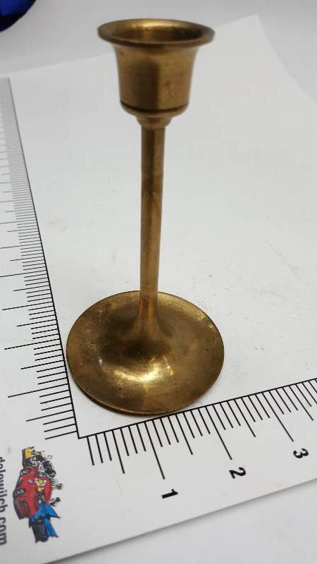 lot 6598 image: Another Brass candle stick holder for your table decorating