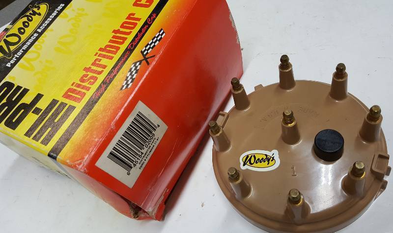 lot 6800 image: New Tan Alkyd with performance brass terminals for the Ford Mercury or Lincoln V8 engines.  Save some big bucks most likely here