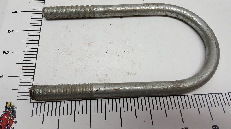 lot 6932 image: 7 long 12 threads and made for a 3 OD tube or pipe.  Its new but been in the tool box and got dirty