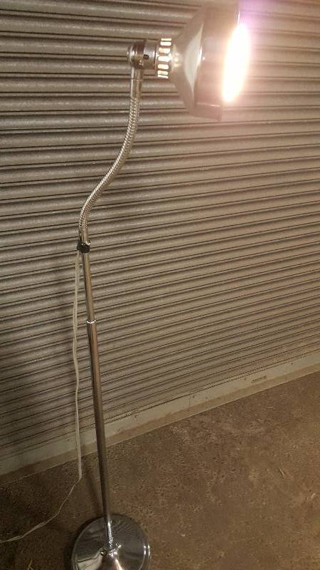 lot 6455 image: Doctors, Dentists or your work space flexible and adjustable in height floor based lamp