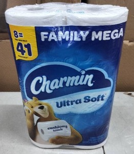 lot 3765 image: Charmin Ultra Soft 841 8 Rolls