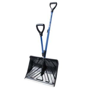 lot 3769 image: Snow Joe SJ-SHLV20 Shovelution Back Saving Snow Shovel Poly Blade 20-in