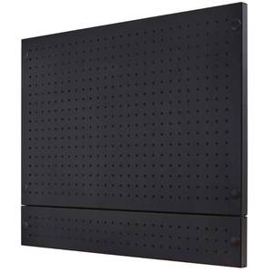 lot 3780 image: Steel Pegboard Set in Black (28 in. W x 23.5 in H) for Heavy Duty Welded Steel Garage Storage System, HUSKY BLACK