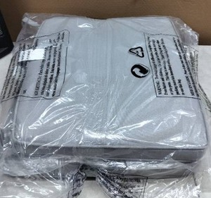 lot 3786 image: 2pk Gray Outdoor Cushions 21x20