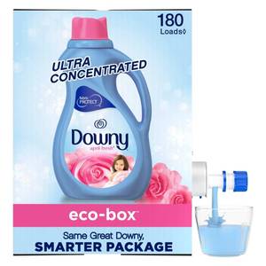lot 3857 image: Downy April Fresh Liquid Fabric Conditioner Eco-Box HE Compatible - 105 fl oz