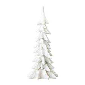 lot 2424 image: Glitzhome Resin Christmas Table Tree Decor, 14.75