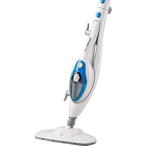 lot 2433 image: PurSteam Steam Mop Cleaner 10-in-1 with Convenient Detachable Handheld Unit Use on Laminate Carpet