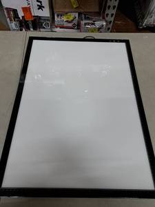 lot 5582 image: Light Up Board With Measurements. Slightly Bent