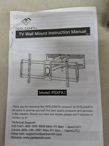 lot 5600 image: Perlesmith TV Wallmount