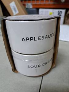 lot 5615 image: 4 Small Stackable Bowls. 3 Star Bowls