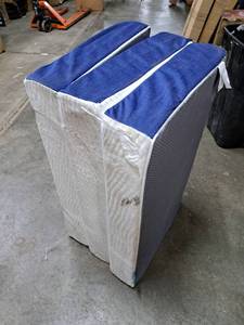 lot 5620 image: Bamboo Natural Tri Fold Mattress 74in x 38in