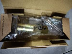 lot 1610 image: Brinks CONTEMPORARY SINGLE CYLINDER DEADBOLT Single Cylinder Deadbolt, Satin Nickel