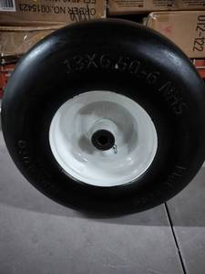 lot 1613 image: Max Auto Flat Free Wheel 14x6.50-6 NHS