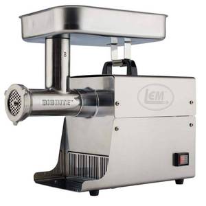 lot 1614 image: LEM Dual Grind #8 Big Bite Meat Grinder  0.5HP Retail $479.99