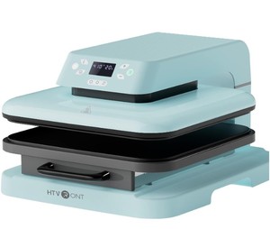 lot 2404 image: HTV R ONT Automatic Heat Press 15 (Turquoise) Retail&nbsp$295.99