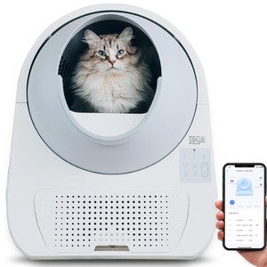 lot 2411 image: Cat Link Self Cleaning Litter Box (White) Retail&nbsp$499.99