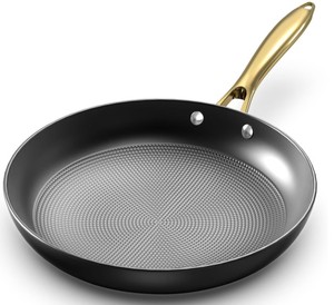 lot 2428 image: IMARKU 12 Cast Iron Honeycomb Nonstick Skillet