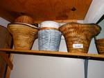 Lot of various baskets