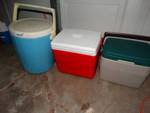3 various coolers