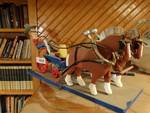 Hand crafted Horse & Buggy statue