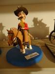 Hand crafted Horse & Rider statue